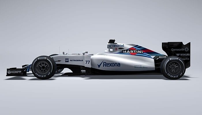 O novo Williams FW37. Esperança para voltar as vitórias (Williams/Globo.com)