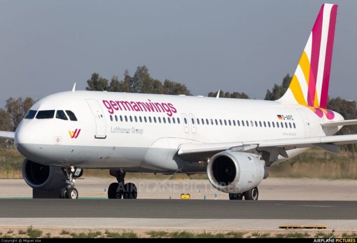 Airbus A320 da Germanwings. Apesar do histórico de acidentes, aeronave é conhecida pela segurança e eficiência (Airplane-Pictures.net)