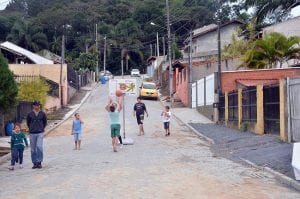 Rua entregue no sábado